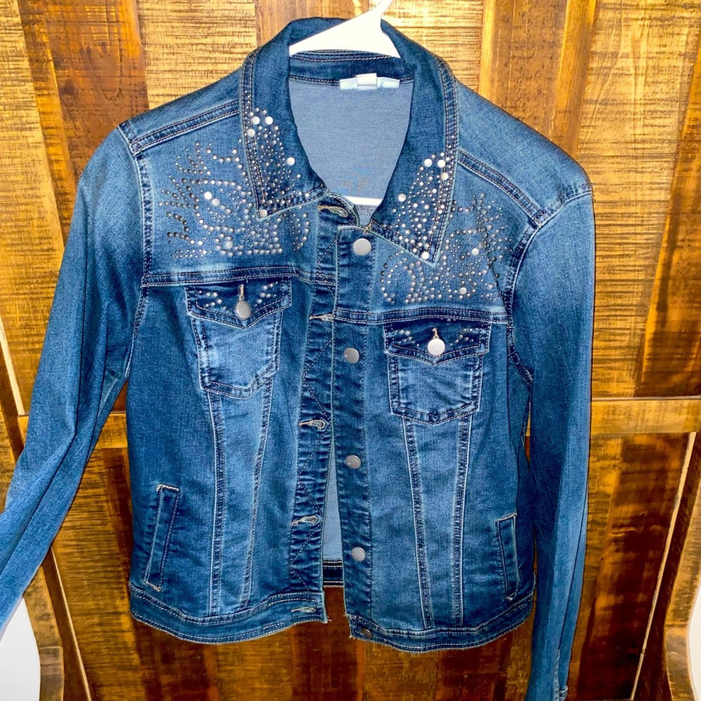 blinged jean jacket!